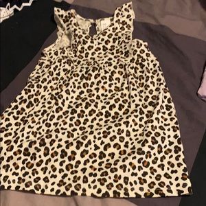 Toddler girls cheetah dress